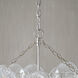 Julie Neill Talia LED 51 inch Burnished Silver Leaf Linear Chandelier Ceiling Light, Medium